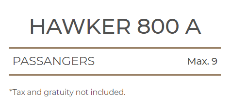 Hawker 800 A